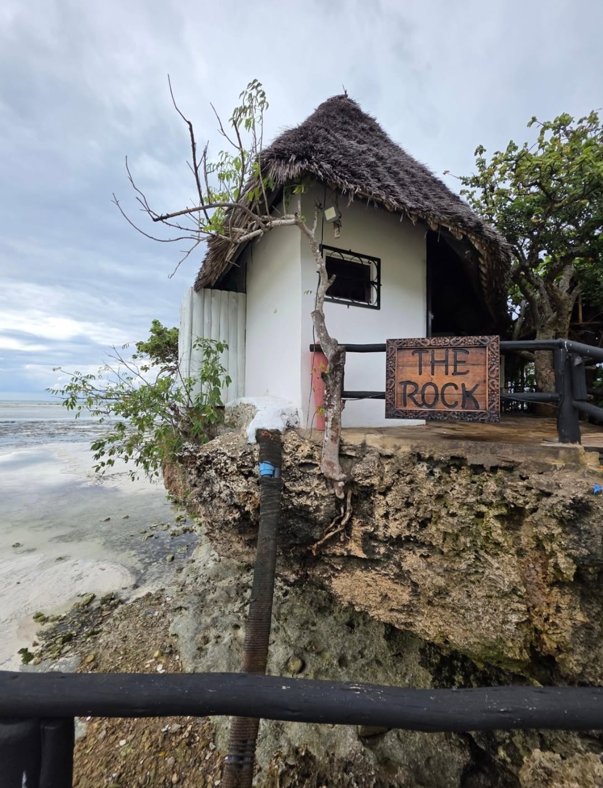 The Rock Restaurant viewed from the shoreline